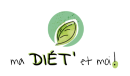 Création logo centre diététique Ma diét' et moi Meylan et Echirolles